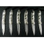 Damascus Steel Small Knife Jungle Folding Knife with Cupronickel Handle UDTEK00537 / UDTEK01204
